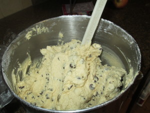 Add in all the chocolate chips!