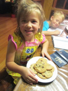 Let your sweet little girl, Lucy pass them out to all! We ate them as a late night snack before prayer and scriptures.