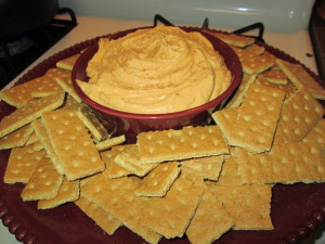 Serve it for a crowd as a dip, just use graham crackers or small gingersnaps!  SO EASY!