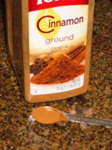 2 1/2 tsp of cinnamon