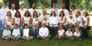 My sisters, brothers,and their families. This was taken like 5 years ago so add about 11 people!