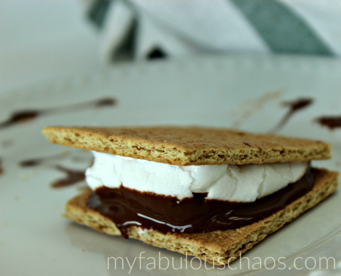 smore on a plate