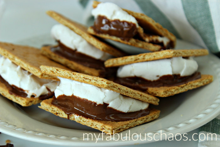 smores on a plate