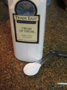 Add one tablespoon cream of tarter.