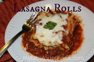 Delicious Lasagna Rolls!