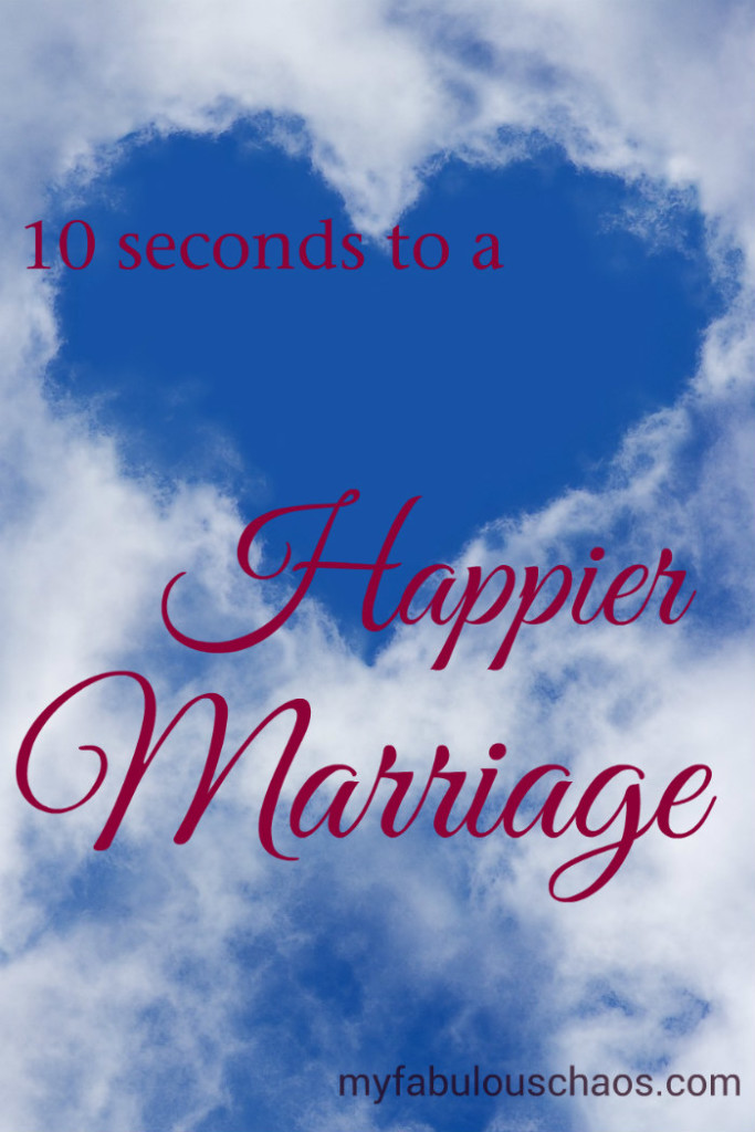 Ten Seconds to a Happier Marriage