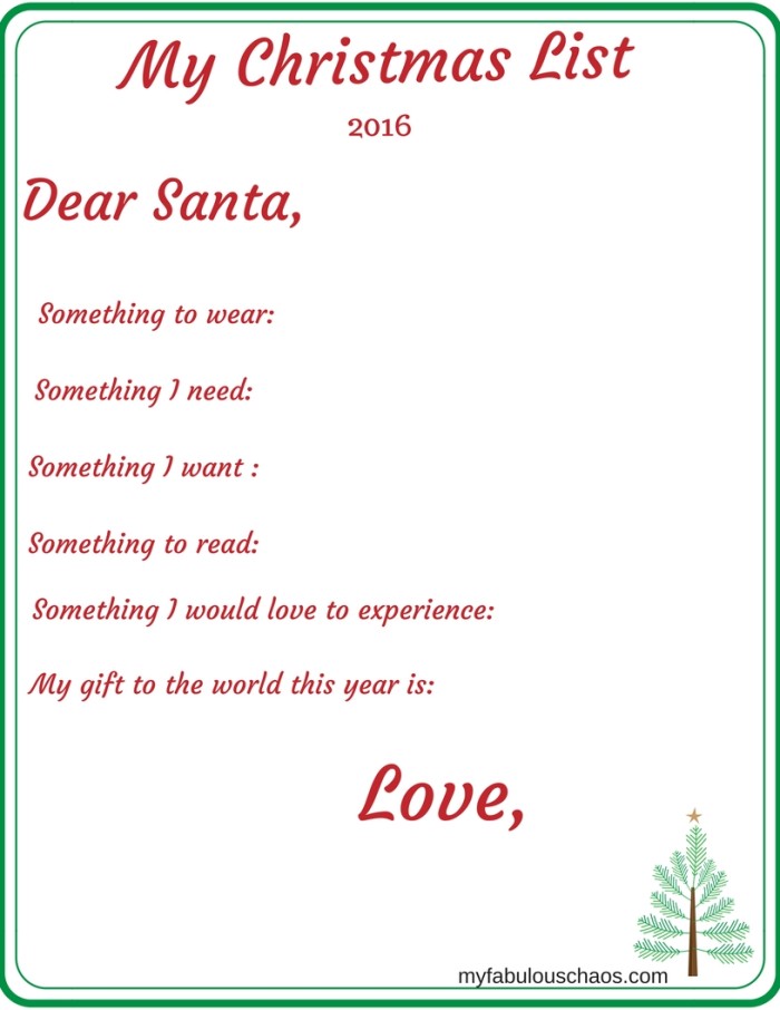 letter to santa to the world